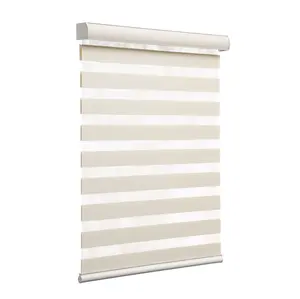 Manual Ready Made Embroidery Designs Covering Pelmet Motorized Zebra Blinds For Window