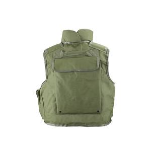 Doppia sicurezza Factory RTS 600D poliestere nero collo Chalecos protezione armatura di sicurezza piastra balistica portante giubbotto tattico - Product Image 3