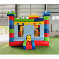 Toboggans aquatiques en bloc de haute qualité toboggan gonflable commercial avec souffleur d'air