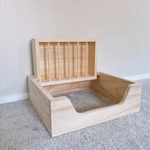 ODM OEM Thân Thiện Với Môi Bằng Gỗ Thỏ Hộp Rác Và Cao Cấp Lớn Hay Trung Chuyển Tự Động Sạc Tính Năng Chất Lượng Cao Cấp Bát - Product Image 6