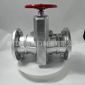 Vanne à pince GJ41X-6L résistante à l'usure, résistante aux acides et aux alcalis, 10L/16L, en alliage d'aluminium, bride en divers matériaux, structure d'arrêt - Product Image 1