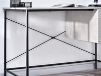 Meuble à cadre métallique, design populaire, bureau à domicile, bureau d'écriture, table d'étude, support pour ordinateur portable à domicile, table d'ordinateur, bureau, salle d'étude à domicile et bureau