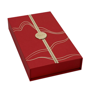 Hoàng gia biểu tượng tùy chỉnh Desgin giấy cứng sang trọng từ đóng cửa Thiệp mời đám cưới hộp - Product Image 4