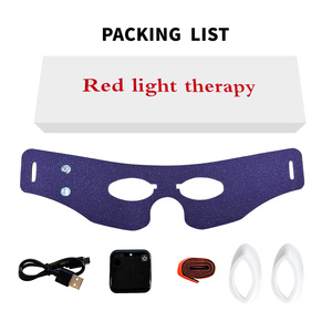 Máscara de Terapia de Luz Roja Inalámbrica Ligera, Máscara LED para el Cuidado de los Ojos - Product Image 5