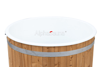 Pour la récupération sportive Baignoire en bois portable Refroidisseur d'eau plongeant froid WiFi Piscine plongeante chaude et froide verticale