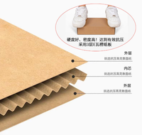 Boîte d'expédition en kraft écologique en stock - Légère et robuste pour une expédition durable en kraft pour le commerce électronique, livraison rapide
