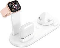 Mini chargeur sans fil Portable pour montre Android 6 en 1 pour accepter le chargeur sans fil personnalisé pour téléphone pour écouteurs pour iWatch