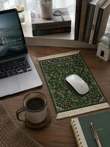 Tapis de souris floral inspiré de Rawdah, motif Jardin de Médine, tapis de souris en spirale, inspiré de la beauté d'<span class=keywords><strong>Al</strong></span> Rawdah - Product Image 2