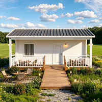 Maison conteneur de 20 pieds à toit pointu détachable, design respirant, marque STC, utilisation postmoderne pour chantier temporaire, garantie 5 ans