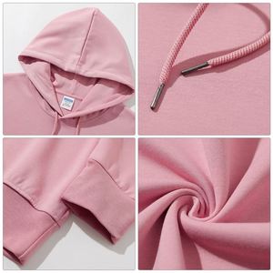 Custom Logo Winter <b>Thick</b> Heavyweight Hoodie Blank Unisex Polar <b>Fleece</b> Cotton Polyester <b>Mens</b> Wholesale - Product Image 4