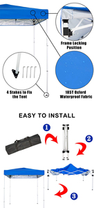 3x3 3x6 Waterproof Fabric Foldable Aluminum Frame Custom Design Restaurant Awning Beach Fishing Outdoor Camping Canopy <strong>Tent</strong> - Product Image 2