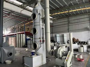 Sistema de limpieza de gases de escape, torre de pulverización de laboratorio, depuradores de gases residuales para purificación de HCL/H2S/SOX/<span class=keywords><strong>NOX</strong></span>/NH3/cloro/VOCs/polvo - Product Image 5