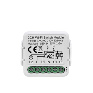 Tuya thông minh Wifi khô liên hệ với chuyển tiếp điều khiển 1CH điều khiển từ xa thông qua cuộc sống thông minh ứng dụng cho nhà sử dụng 12V DC/85-250V AC - Product Image 1