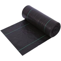 Toile de paillage respirante et perméable à l'eau en PE tissé, anti-UV, pour jardin biologique