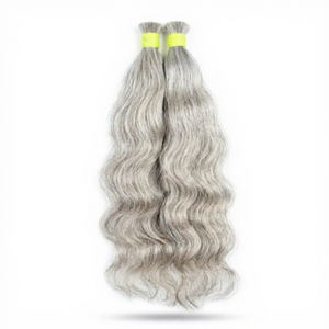 Zura Impex RBH-119 Cabello Humano Rubio Ceniza Ondulado Remy Indio Suave Natural Doble Trama 100% Densidad Tamaño Personalizado Seda - Product Image 1