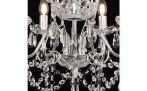Lampada da soffitto Vintage lampadario di cristallo lampada a sospensione in metallo cromato nuova illuminazione E14/E12 risparmio energetico moderno 940510000 - Product Image 4