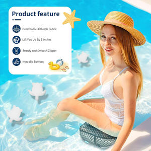 Siège <span class=keywords><strong>rehausseur</strong></span> respirant en maille 3D pour spa, avec base lestée antidérapante, pour bain à remous et camping extérieur, taille personnalisable, service de découpe - Product Image 5