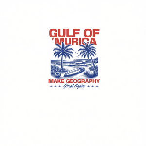 Camiseta de manga larga Gulf Of Murica Patriotic Beach, haz del geografía un lugar de orgullo - Product Image 2