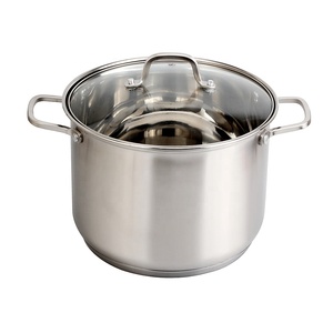 Olla de acero inoxidable de 3 capas, utensilios de cocina profesionales para inducción, gas y electricidad - Product Image 1