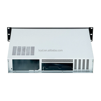 Vente directe d'usine, châssis de rack 2U, microATX, ordinateur de bureau en acier et plastique avec ventilateur, 4 emplacements PCI/PCIe, service OEM/ODM personnalisé