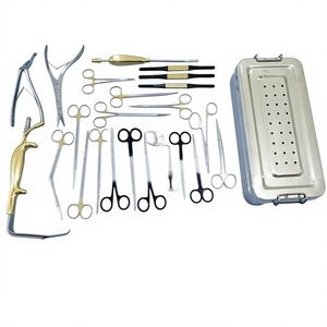 Ensemble d'instruments de chirurgie plastique pour lifting du visage et lifting des sourcils, pour interventions esthétiques, avec 25 pièces - Product Image 1