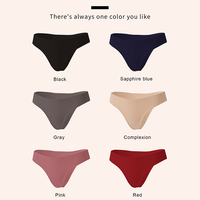 Braguitas de Tela Transpirable sin Costuras para Mujer, Diseño con Ventilación en la Entrepierna, Elásticas, de Talle Bajo, para Yoga, Pilates, Deportes, OEM, ODM, Tanga