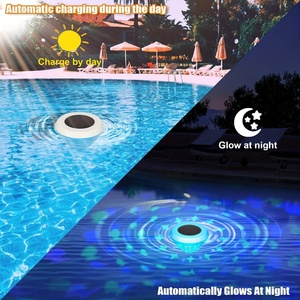 Luces LED Automáticas a Todo Color para Fuentes de Agua Caliente, Luces Solares Flotantes a Prueba de Agua para Piscinas - Product Image 4