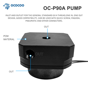 Ococoo 12V không chổ<span class=keywords><strong>i</strong></span> than DC nước làm mát bơm POM Chất liệu áp suất thấp cho máy tính sử dụng cho nước sạch - Product Image 3