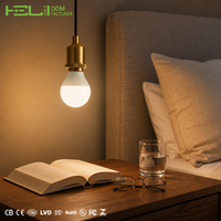 Ampoule LED G45 en gros 5W E14 450Lm 100-265V en plastique recouvert d'aluminium PC DOB à courant constant, approvisionnement en vrac