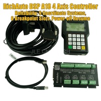 Kit de commande CNC 4 axes JLE CNC TECH Richauto DSP A18 A18e A18s A18c pour routeur CNC 4 axes