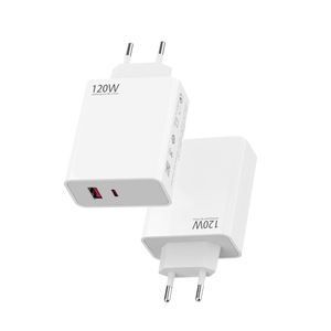 Pour <span class=keywords><strong>chargeur</strong></span> Xiaomi 120W Turbo Fast Charge 120W Prise EU Double USB Type C Adaptateur pour <span class=keywords><strong>Redmi</strong></span> <span class=keywords><strong>Note</strong></span> 16 15 14 13 12 Pro - Product Image 1
