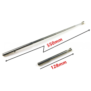 Outil de ramassage magnétique télescopique flexible, bâton magnétique extensible avec tête pliable, logo personnalisé, clip de poche portable - Product Image 2