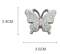 Vente en gros de décorations de chaussures de sport en cristal de strass de marque Jiete, clips de lacets en métal personnalisés, accessoires de chaussures