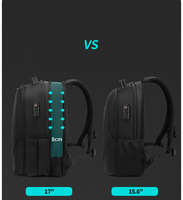 Sac à dos antivol avec verrouillage par mot de passe professionnel sac à dos pour ordinateur multifonction USB pour hommes sac à dos de grande capacité