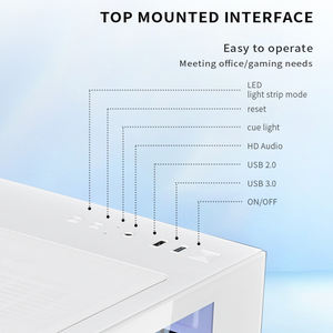 SNOWMAN Nouvellement lancé <span class=keywords><strong>Tour</strong></span> Gaming <span class=keywords><strong>Pc</strong></span> Case Blanc Gaming Case <span class=keywords><strong>Pc</strong></span> Cabinet M-ATX Computer Cases Towers Case <span class=keywords><strong>Pc</strong></span> Gamer Cabinet - Product Image 3