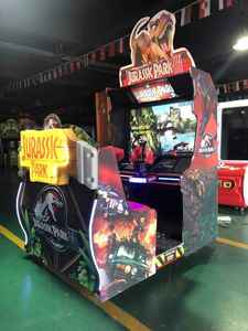 Simulateur de tir avec pistolet à lumière, jeu de tir sur le thème des dinosaures, machine de tir vidéo d'arcade, jeu de tir d'intérieur. - Product Image 2