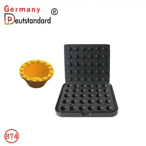 Almanya Deutstandard NP-874 yuvarlak 41/21mm 30 delik Mini yumurta Egg kalıp aperatif makineleri küçük Tart kabuk