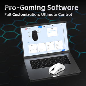 Souris sans fil de jeu Ajazz AJ159 V2 MC à trois modes, 24000 DPI, capteur PAW3311, avec pilote compétitif professionnel et station de charge - Product Image 6