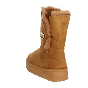 Botas Bajas de Mujer Kejo KJ04596SD de Cuero Marrón 37 - Product Image 2