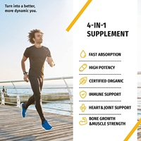 Marque privée Complément alimentaire liquide Vitamines D3 K2 Oméga 3 MCT Gouttes d'huile 60ml pour le soutien énergétique immunitaire des articulations du cœur