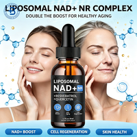 OEM Liposomales Nad + Plus 1000mg Nicotinamide Riboside Resveratrol Liposomal NAD Liquid Drops Supplement NAD Liquid