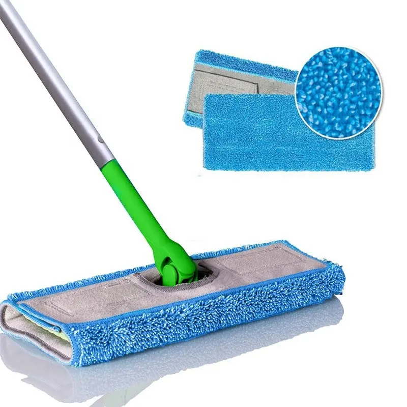 Wholesale Rectangle Cleaning Floor Microfiber Mop Pads Wet & Dry Use Washable Reusable Compatible With Swiffer Sweeper Mop