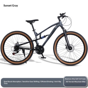 <span class=keywords><strong>Bicicleta</strong></span> de Montaña para Niña, Cuadro de Aleación de Aluminio, Doble Freno de Disco, Suspensión Trasera, Velocidad Variable, Absorción de Impactos, <span class=keywords><strong>26</strong></span> Pulgadas - Product Image 6
