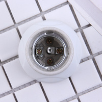 Support de lampe Edison E27 en céramique à vis, alimentation directe usine, AC 165-265V, blanc, 6A, usage intérieur, garantie 1 an, pour suspension