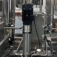 Ligne de production automatique de boissons gazeuses, mélangeur de CO2 haute puissance pour eau gazeuse, équipement de carbonatation au CO2 2000 kg/h, machine à soda