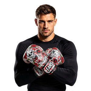 <span class=keywords><strong>Guantes</strong></span> <span class=keywords><strong>de</strong></span> Boxeo <span class=keywords><strong>de</strong></span> Cuero Personalizados <span class=keywords><strong>de</strong></span> 8oz a 20oz con Cordones y Velcro, <span class=keywords><strong>Guantes</strong></span> Profesionales <span class=keywords><strong>de</strong></span> Artes Marciales, Muay Thai, Entrenamiento y Sparring, Venta al Por Mayor - Product Image 6