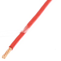 CABLE ELÉCTRICO THW DE CONDUCTOR SÓLIDO 8 AWG, 7 HUELOS DE COBRE MONOPOLAR con Aislamiento de PVC 600V