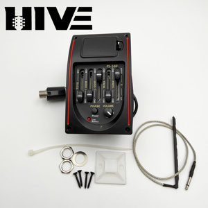 HIVE PS-500 Akoestische Gitaar Preamp 5-Band EQ Equalizer Pickup Tuner Folk Gitaar Pickup - Product Image 6