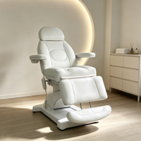 Fauteuil de soin électrique 3 moteurs, lit de traitement cosmétique, repose-jambes séparé, chaise médicale esthétique et de tatouage, dossier réglable en hauteur