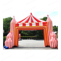 Arche d'entrée de carnaval Tente de cirque gonflable pour fête en plein air Festival Événement